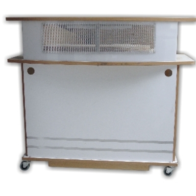 ../frankl24shop/Bar 1,50m helles holz mit chrom